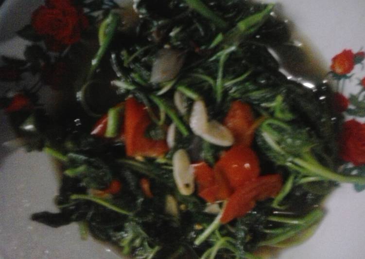 tumis bayam sederhana