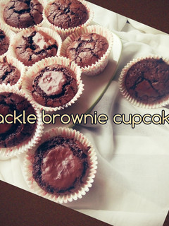 Foto resep Crackle brownie cupcakes