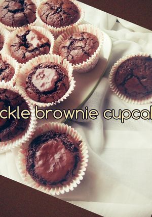 Foto resep Crackle brownie cupcakes