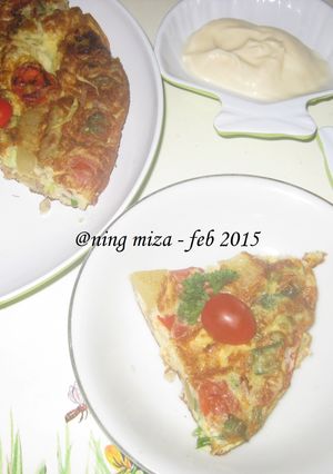 Foto resep 9. Fritata Kentang Jamur
