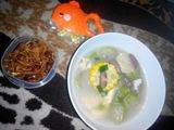 sayur oyong serabut telur