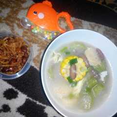รูปของ sayur oyong serabut telur