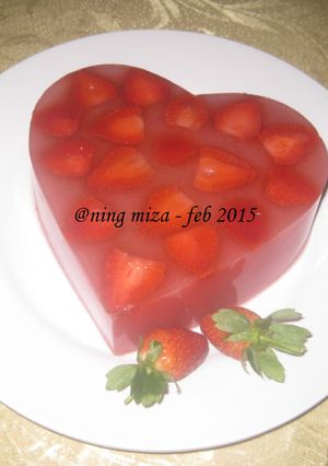Foto resep 10. Puding Cinta Strawberry