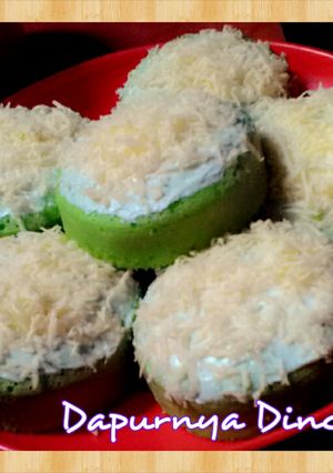 Foto resep Bolu Kukus Pandan keju