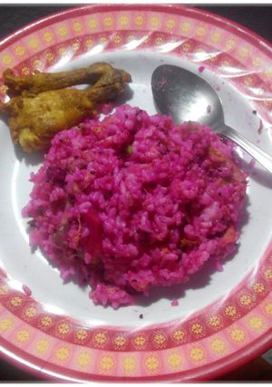 Foto resep Nasi goreng Pink buah naga