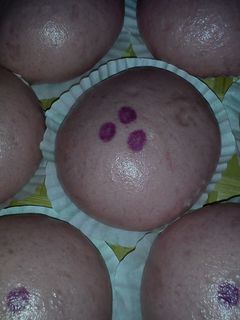 Foto resep bakpao telo ungu