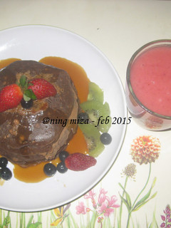 Foto resep 11. Pancake Coklat Semanis Madu