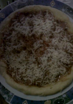Foto resep simple pizza :) 
