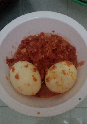 Foto resep Telor Balado Pedas Mantap (tanpa bumbu instant)
