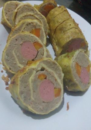 Foto resep Rollade sosis wortel