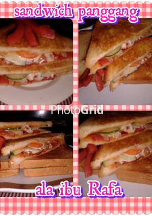 Foto resep sandwich pang