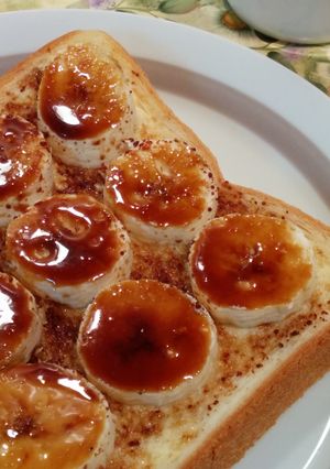 Foto resep Roti Pisang Panggang Karamel