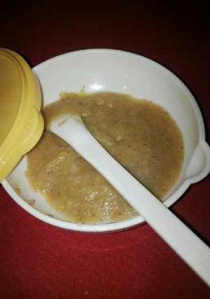 Foto resep bubur lembut lele merah jingga (mpasi 6m+) 