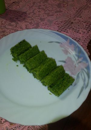 Foto resep Steamed Matcha Cake