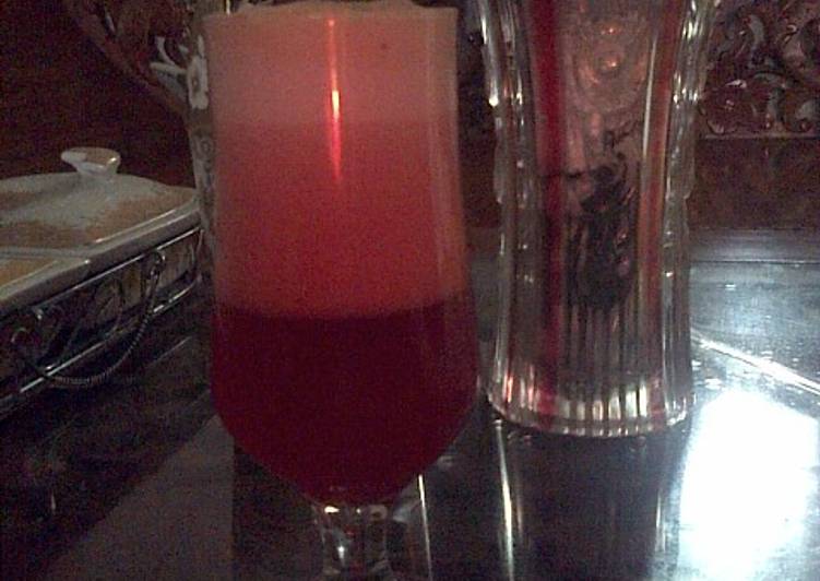 juice tiung hot milk :p