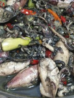 Foto resep Tumis Cumi Hitam