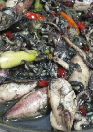 Foto resep Tumis Cumi Hitam