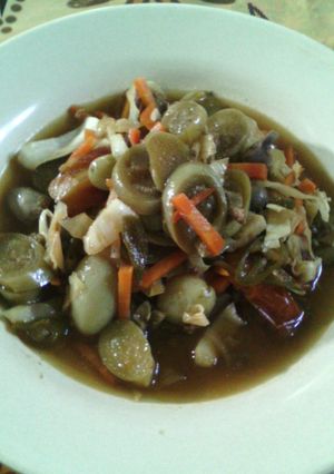 Foto resep Oseng Kecap Terong Wortel dan Kol