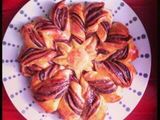 flower choco bread