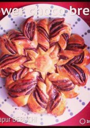 Foto resep flower choco bread
