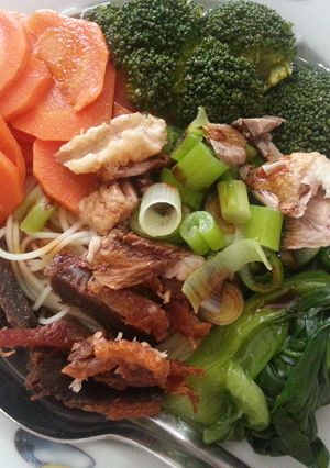 Foto resep mie bebek sederhana