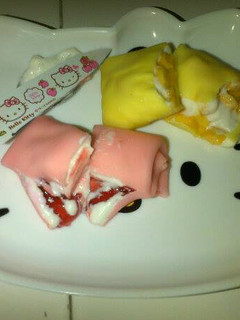 Foto resep pancake mangga dan selai strowberry