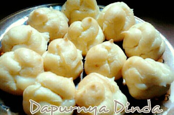 Cara Membuat Kue Sus Vla Vanila mini Untuk Jualan