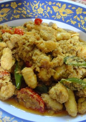 Foto resep Tumis Jeroan plus Telor Ikan Haruan (Parutan Iwak Haruan)