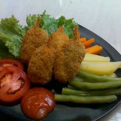รูปของ Steak Udang-Ayam Oatmeal (Diet Menu)