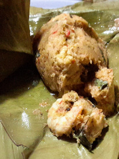 Foto resep botok udang kelapa muda