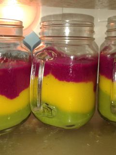 Foto resep Rainbow Smoothies free Sugar menyehatkan