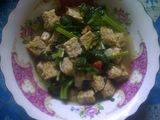 Sayur Sawi with Tempe