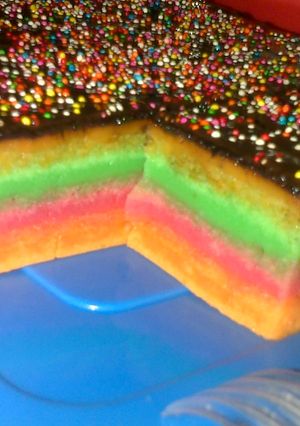 Foto resep lapis kukus putih telur