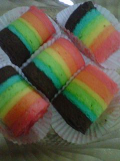 Foto resep Mini Rainbow Roll Cake ala Sif Oi