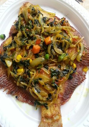 Foto resep Ikan goreng tabur bawang bombay