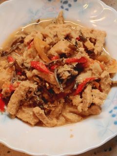 Foto resep oblok oblok tempe teri