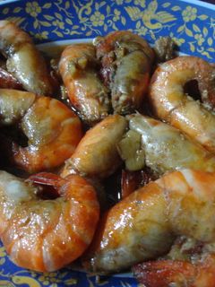 Foto resep Udang Masak Saus Tiram