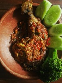 Foto resep Ayam Penyet sambal kencur