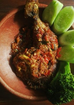 Foto resep Ayam Penyet sambal kencur