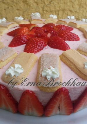 Foto resep Cake Strawberry Yoghurt No Baking