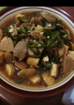Foto resep Resep Anak Kos: Bakso Tahu Pedas 