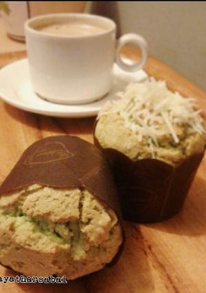 Foto resep Muffin Keju Pandan Wangi