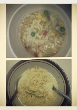 Foto resep Resep Anak Kos: Mie Kuah Susu Simple, Pasti Enak! 
