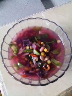 Foto resep sayur segar ceria