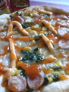 Foto resep pizza sayuran tanpa keju