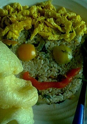 Foto resep nasi goreng kriwil