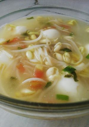 Foto resep Resep utk balita: sayur toge telur