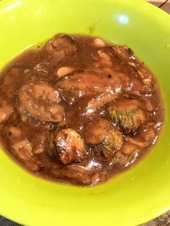 Foto resep bubur tiram terong