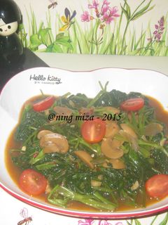 Foto resep 35. Cah Kangkung Jamur