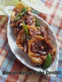 Foto resep Wonton Kecap Cabe Gendot